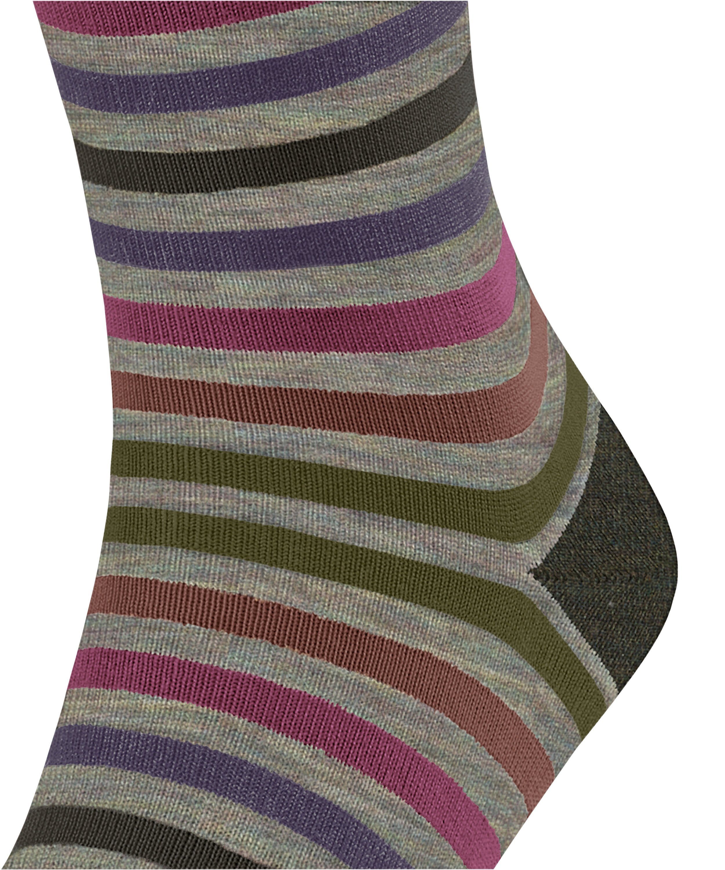 mist moon Tinted Stripe FALKE (7765) (1-Paar) Socken