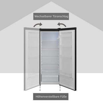 Telefunken Kühlschrank KTFKS265FB2, 144 cm hoch, 54 cm breit, Großer Standkühlschrank ohne Gefrierfach, 255 L Gesamt-Nutzinhalt