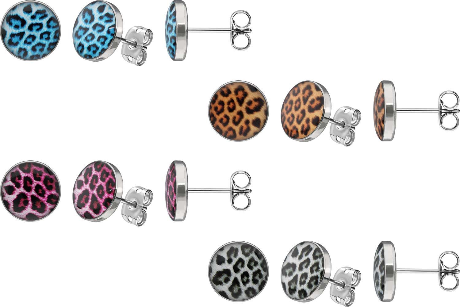 FILANGO Paar Ohrstecker Chirurgenstahl Ohrstecker LEOPARD (Ohrstecker, 1-tl günstig online kaufen