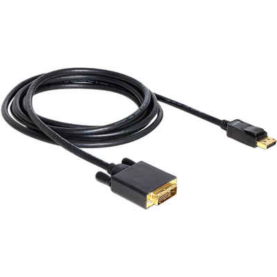 Delock Kabel DisplayPort Stecker > DVI-D 24+1 Stecker Video-Kabel