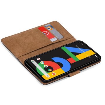 CoolGadget Handyhülle Book Case Handy Tasche für Google Pixel 4a 5G 6,2 Zoll, Hülle Klapphülle Flip Cover für Pixel 4a 5G Schutzhülle stoßfest