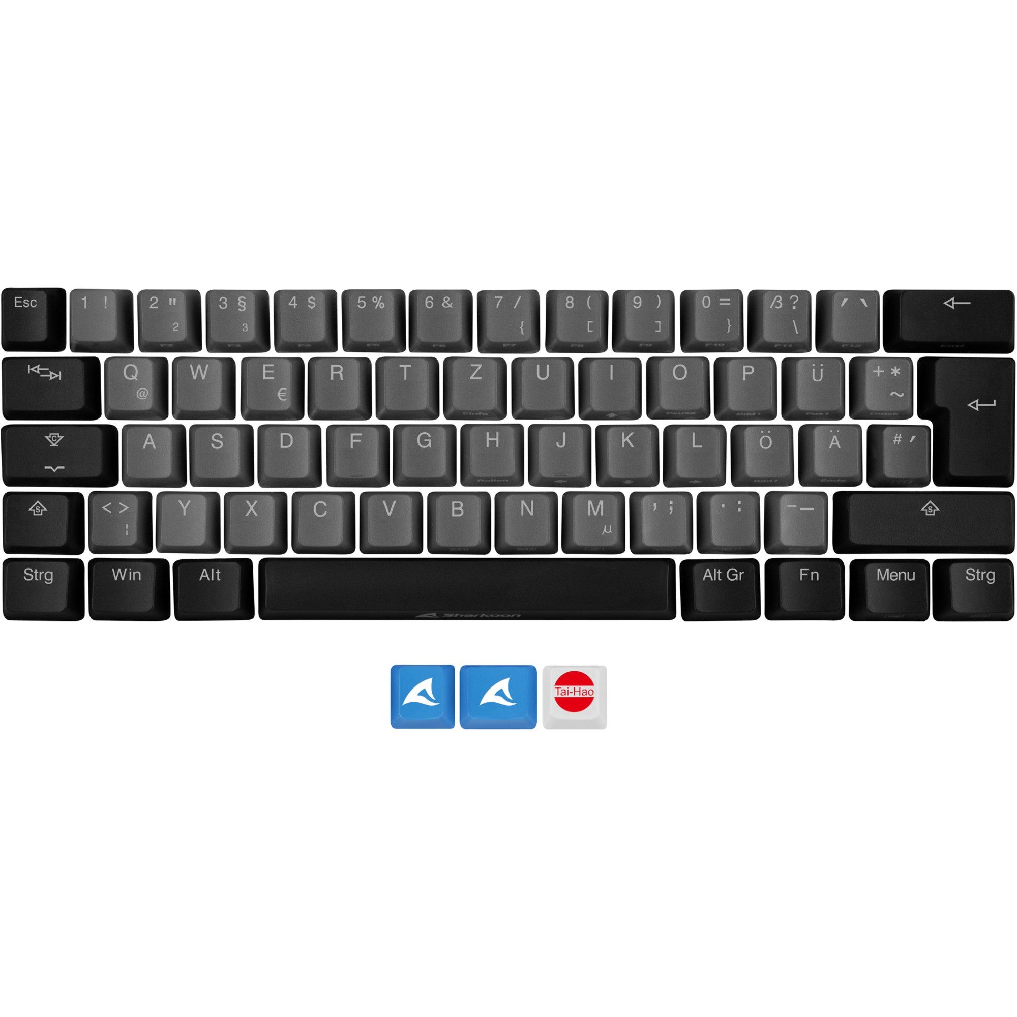 Sharkoon Tastatur-Tastenkappen Sharkoon SKILLER SAC20 S4, Tastenkappe, (61 Stück