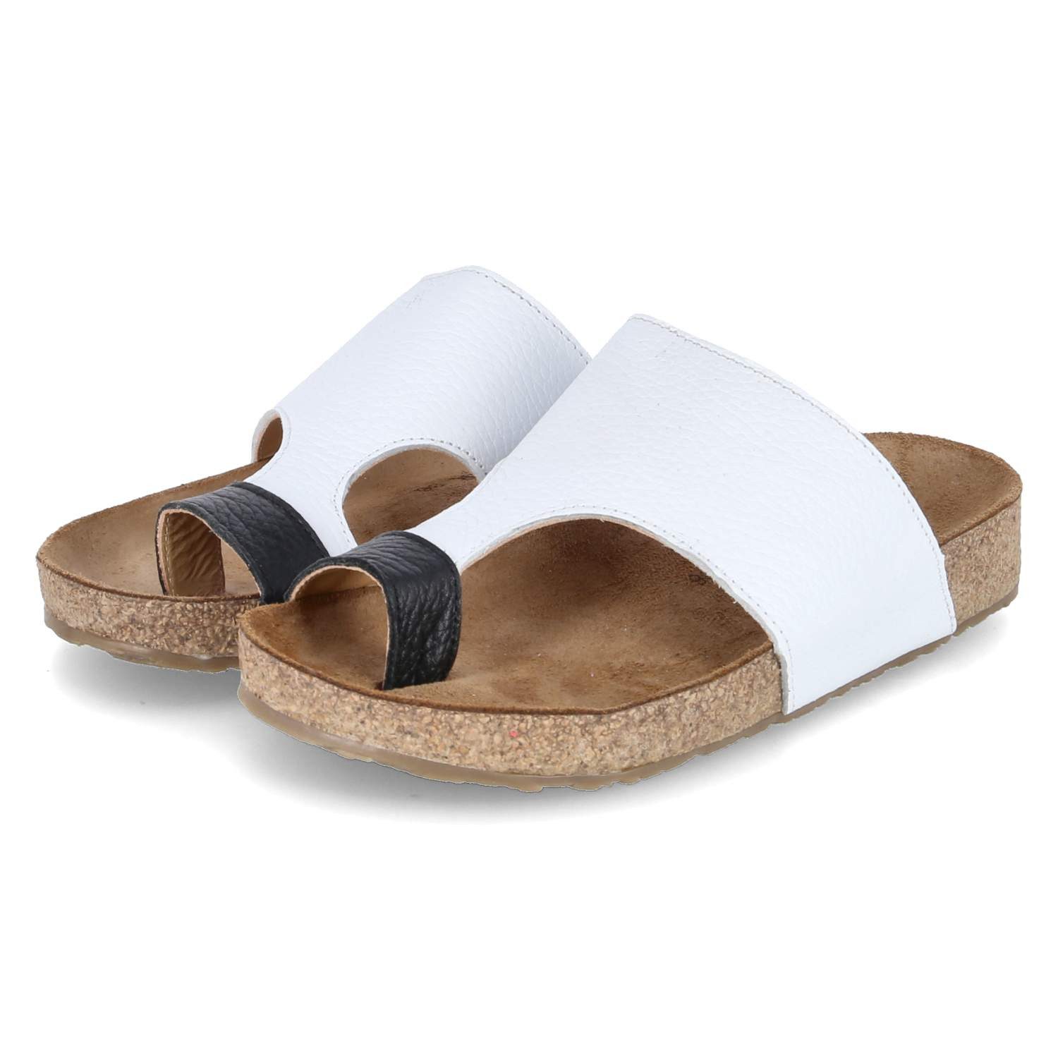 Haflinger Haflinger 819061 - 2335 Damen Glattleder weiss Pantolette günstig online kaufen