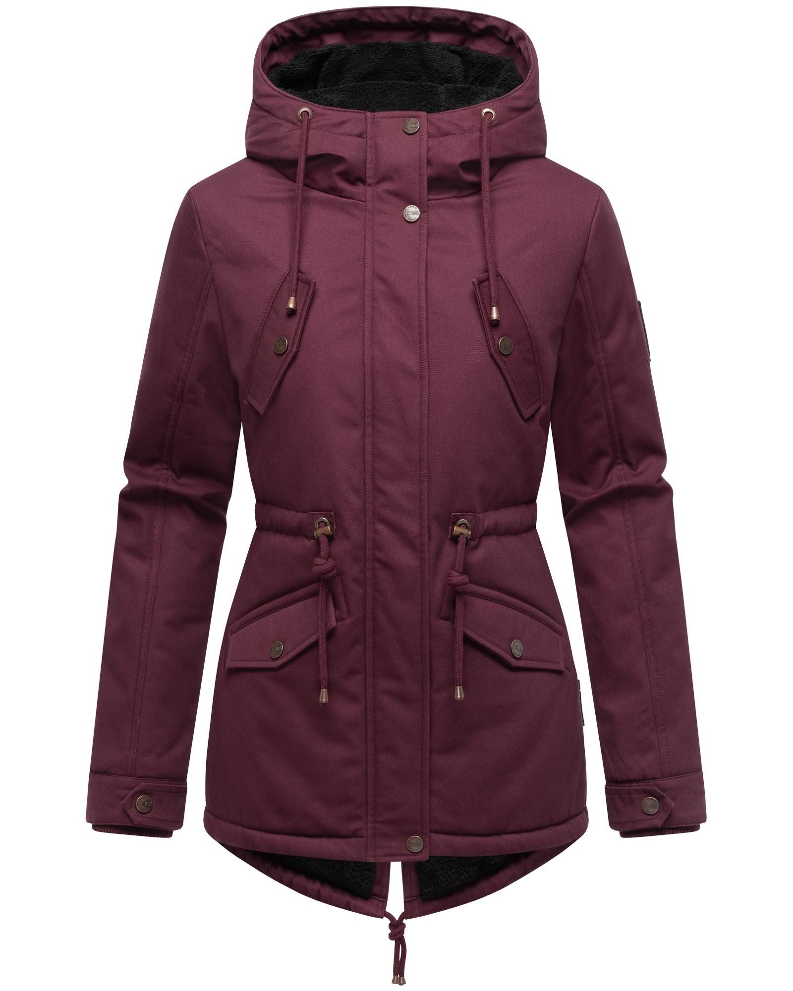 Marikoo Winterjacke Manolya stylischer Kurzmantel mit günstig online kaufen