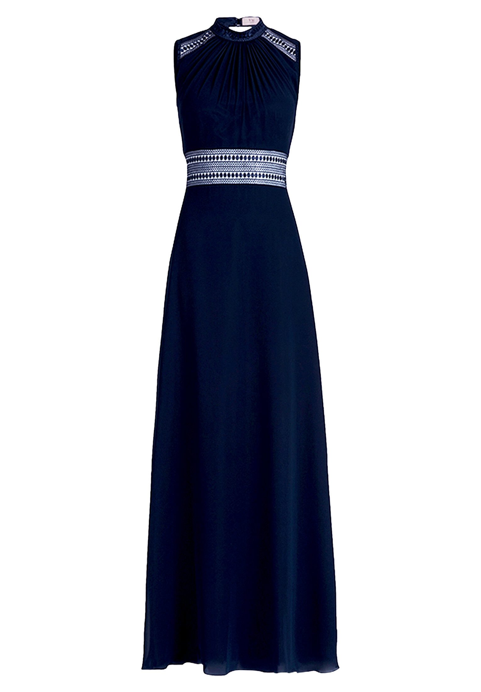 Vera Mont Abendkleid Damen rückenfrei Aufgesteppte Bänder