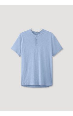 Hessnatur T-Shirt Slub Henley aus reiner Bio-Baumwolle (1-tlg)