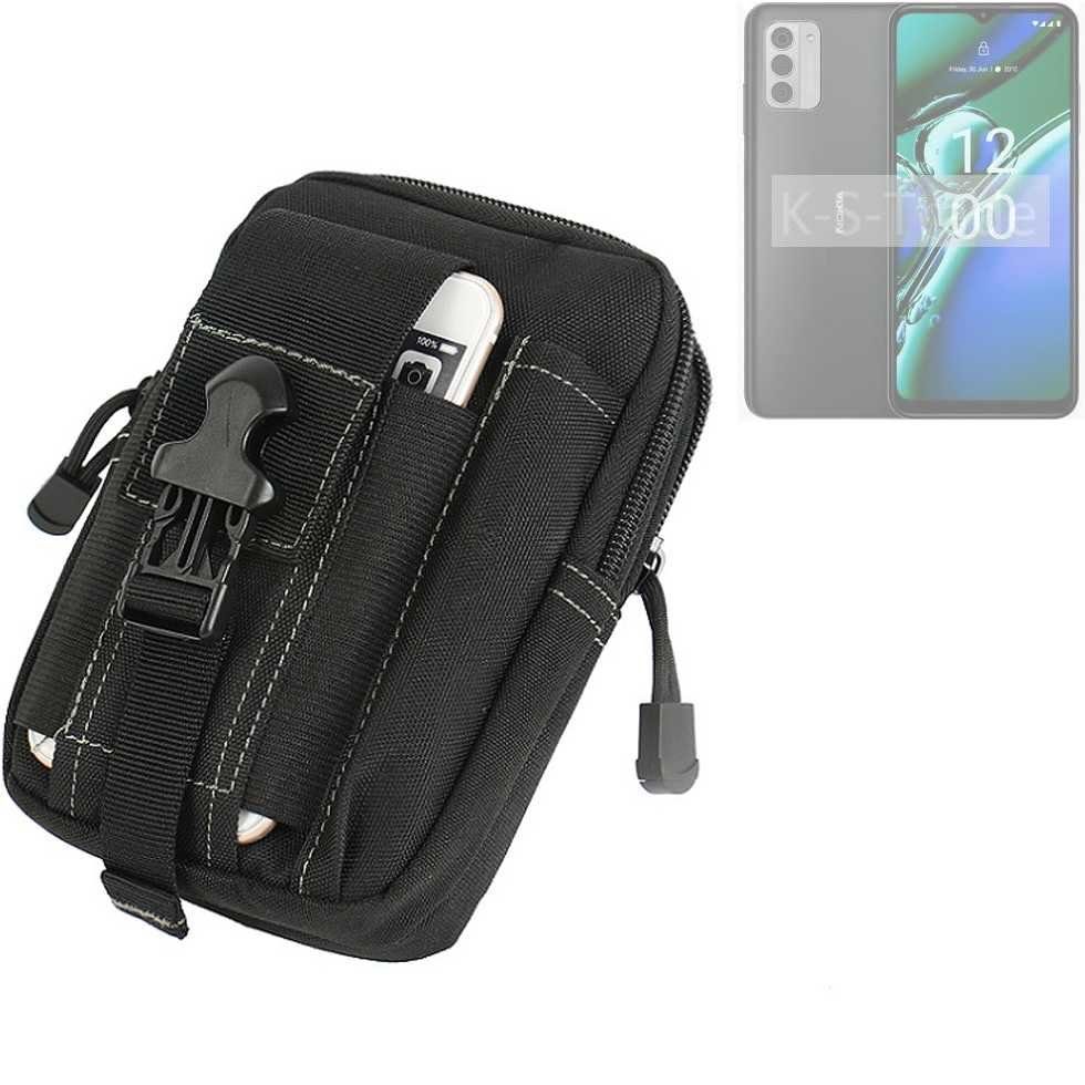 K-S-Trade Handyhülle für Nokia G42, Gürtel Tasche Gürteltasche Holster Schutz Hülle Handy Hülle