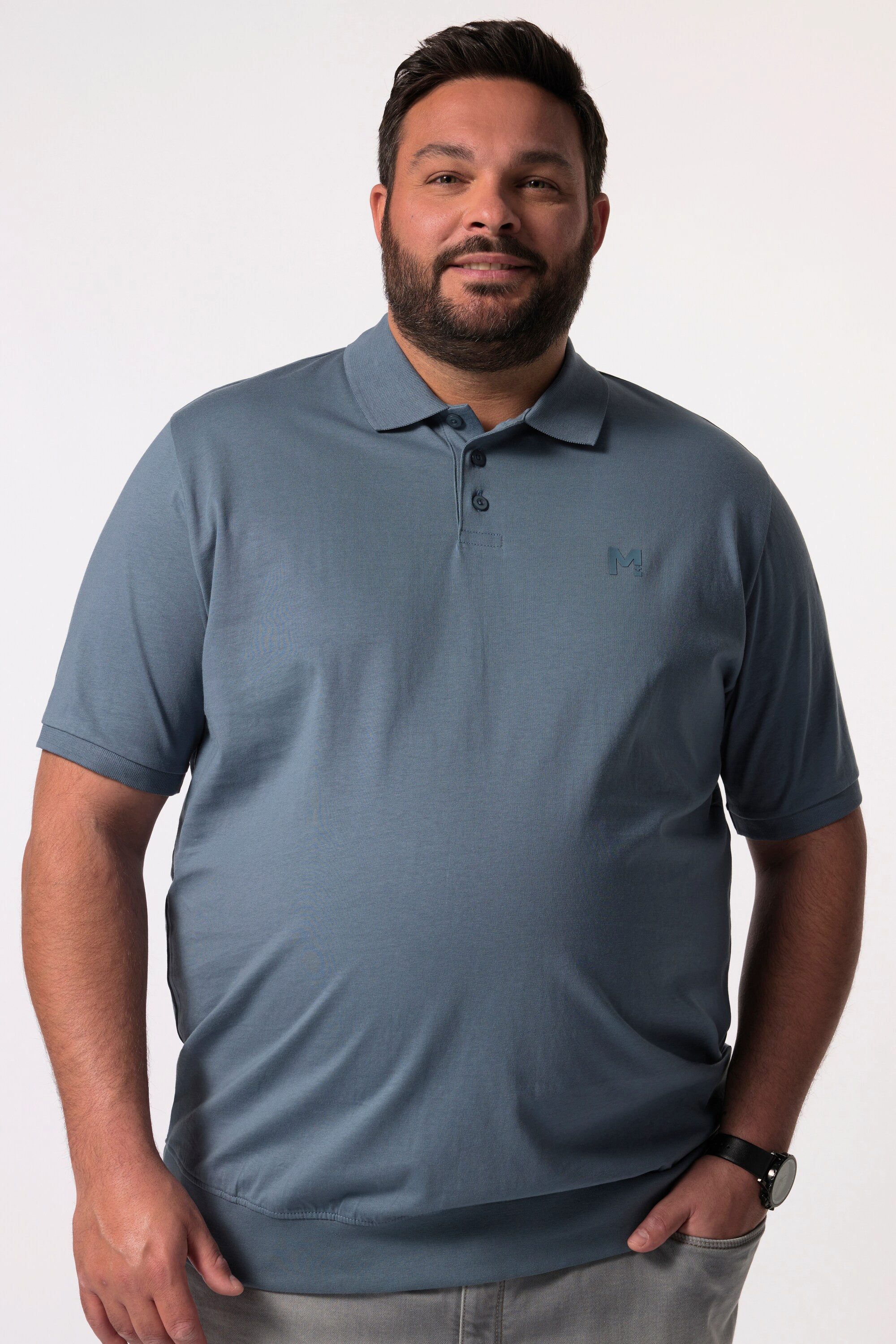 Men Plus Poloshirt Men+ Poloshirt Bauchfit günstig online kaufen