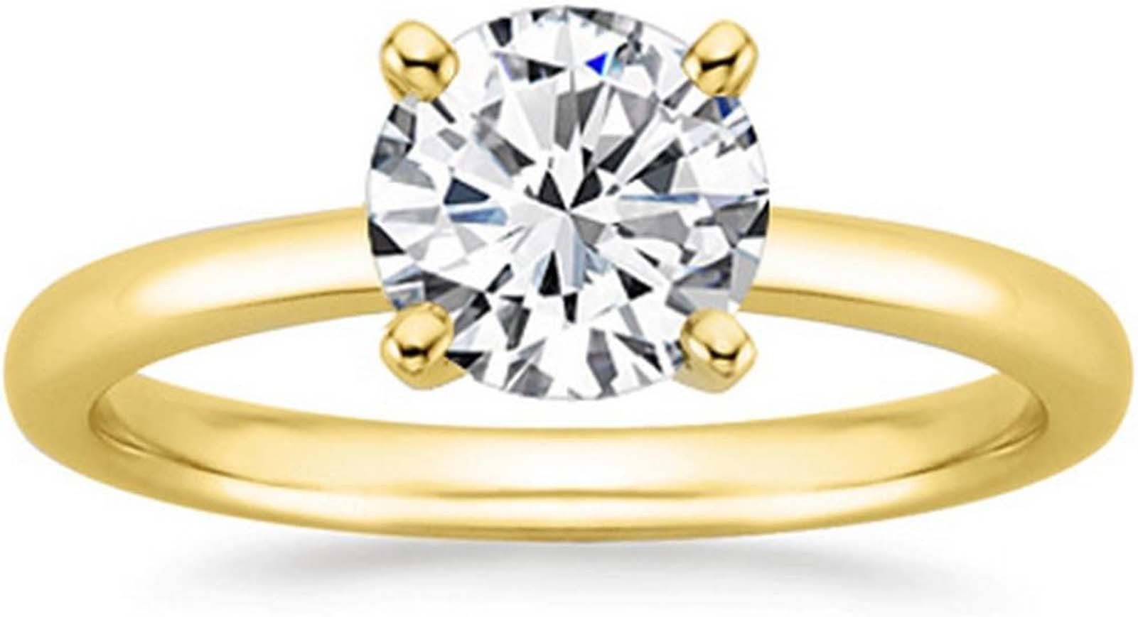 Diamantring 2ct/3ct E VVS2 3ex, 14K Gold Labordiamant Ring, Verlobungsring