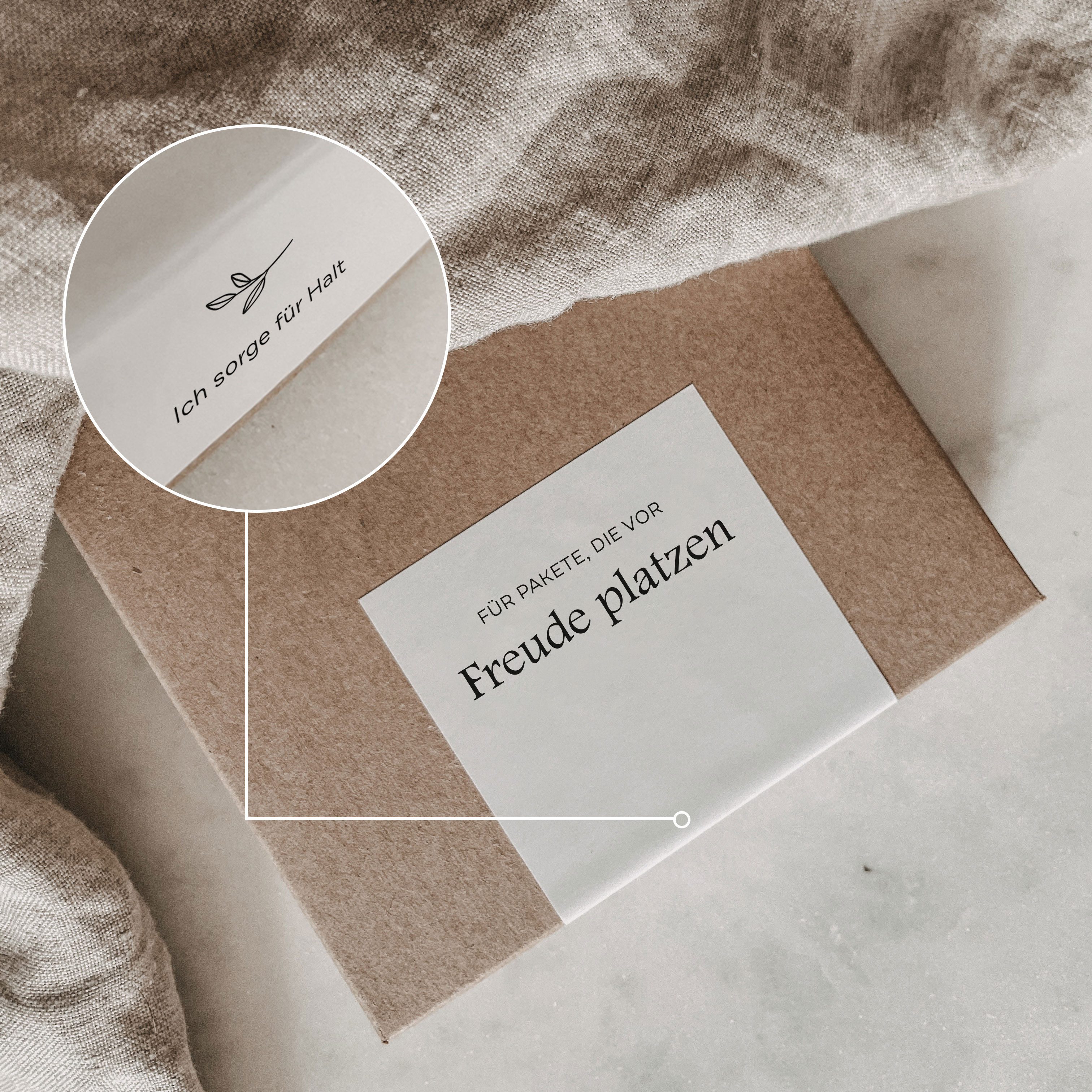 NORDEULE Aufkleber Für Pakete die vor Freude platzen, (10tlg), Verschlussetiketten für Geschenke Pakete Briefpost Verpackung