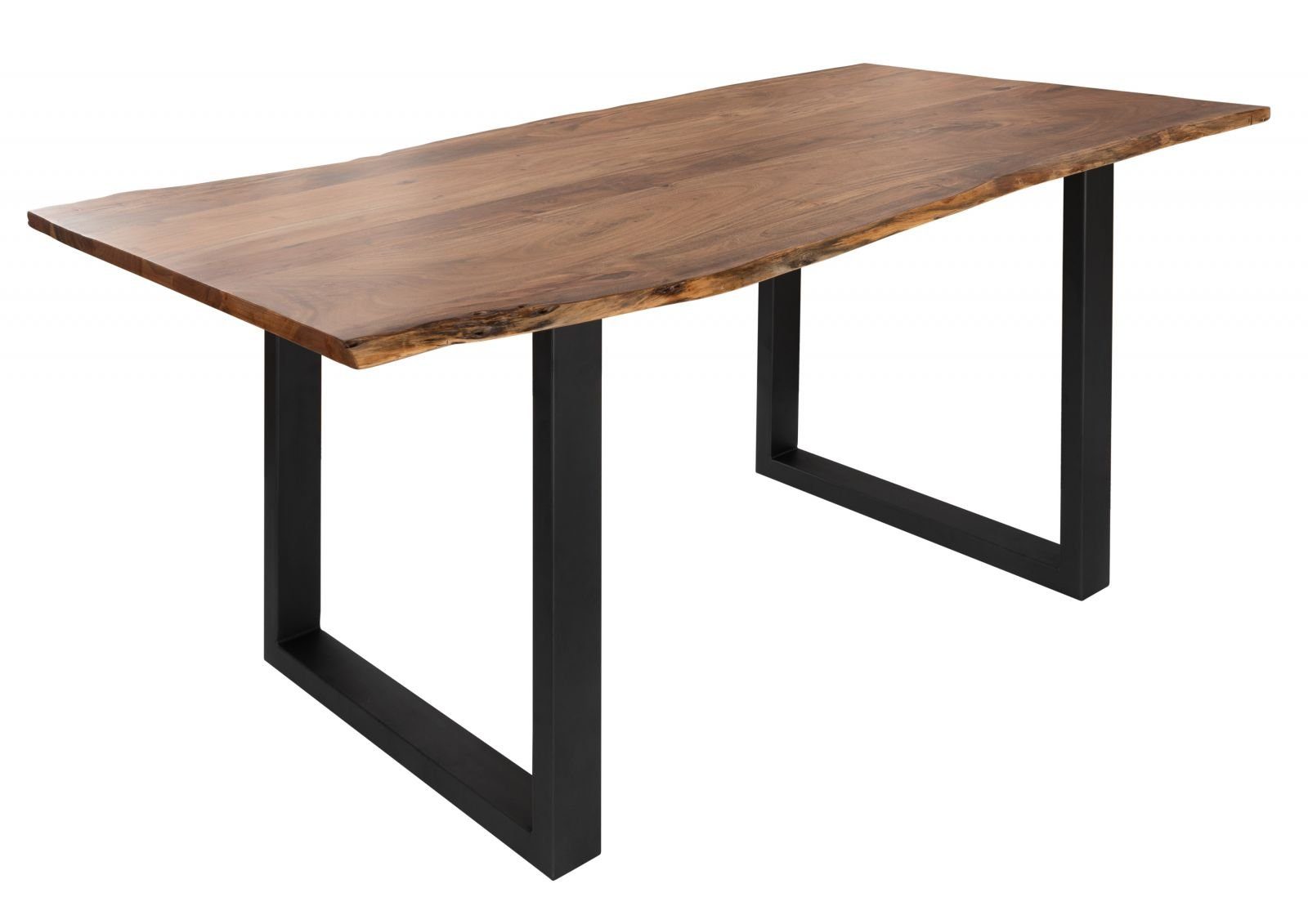 Massivmoebel24 Baumkantentisch FREEFORM (Baumtisch Akazie 140x90x76 günstig online kaufen