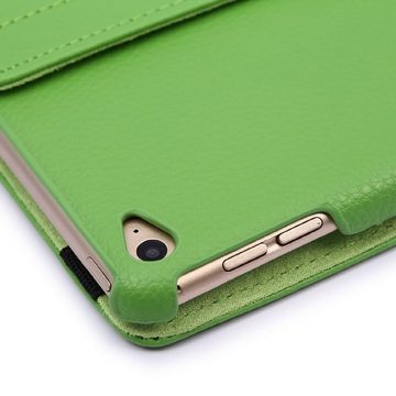 Protectorking Tablet-Hülle Schutzhülle für iPad Air Tablet Hülle Schutz Tasche Case Cover Grün 9.7 Zoll, Tablet Schutzhülle mit Wakeup/Sleep - Funktion, 360° Drehbar