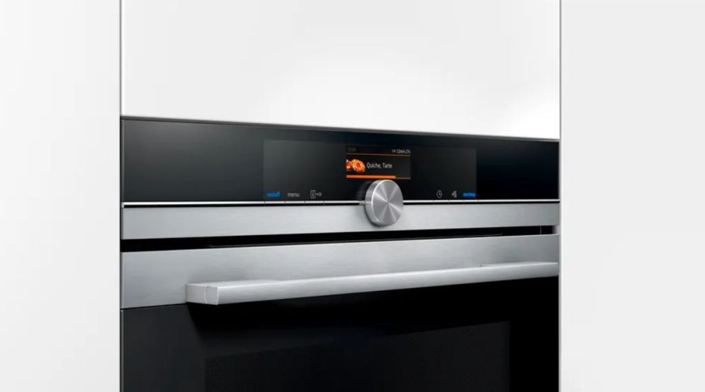 SIEMENS Backofen-Set Pyrolyse Vollauszug + Elektrokochfeld Booster Edelstahlrahmen 60 cm