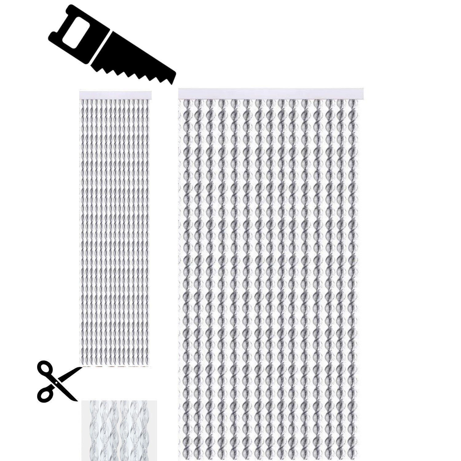 Defactoshop Insektenschutz-Vorhang Türvorhang Fadenvorhang PVC Vorhang günstig online kaufen