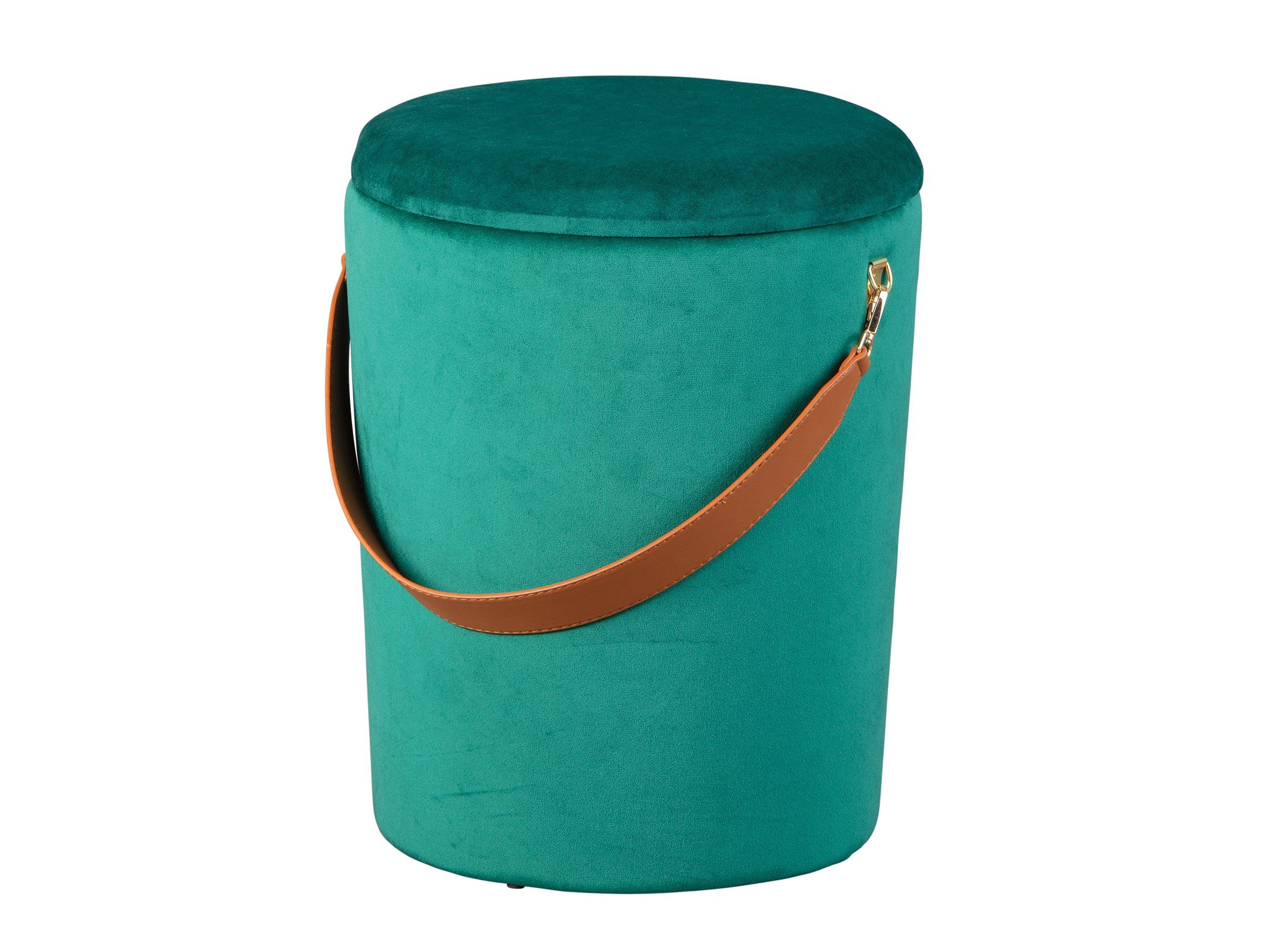 Inter Link Sitzhocker Papua grün, Sitzhocker, mit abnehmbarem Deckel, extra günstig online kaufen