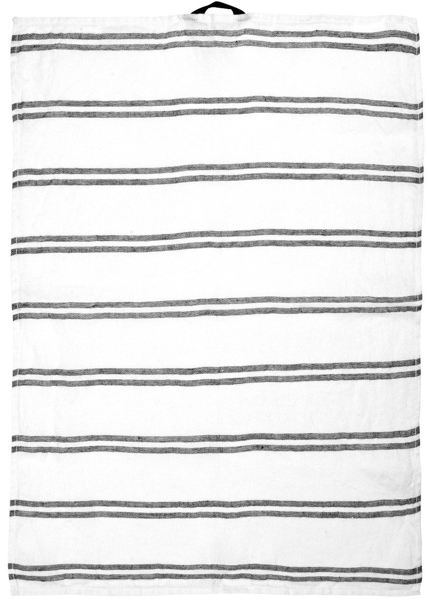 ASA SELECTION Geschirrtuch Geschirrtuch white rows 50x70cm