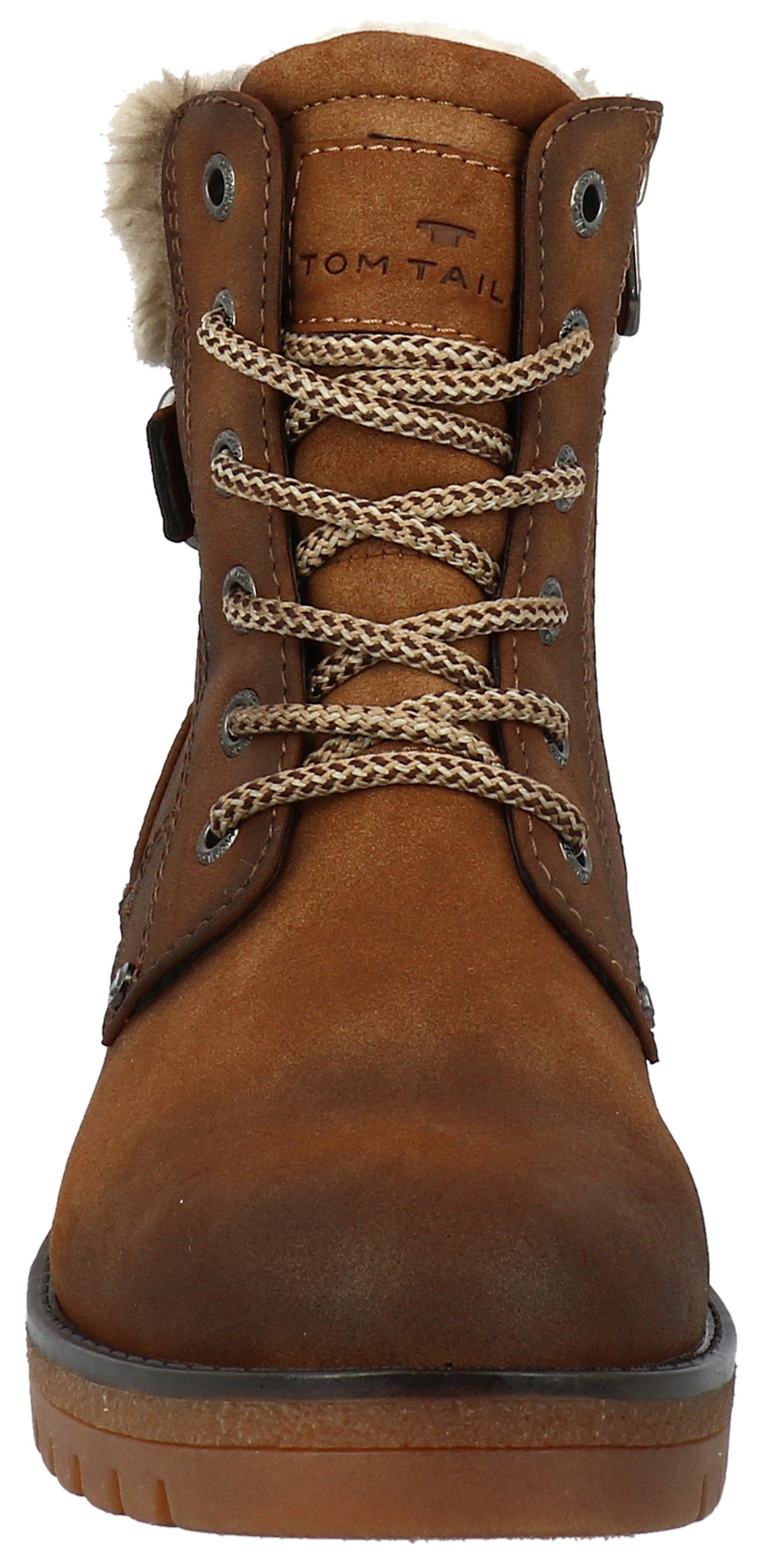TOM TAILOR Winterboots Workerboots, Hiking Boot mit Blockabsatz
