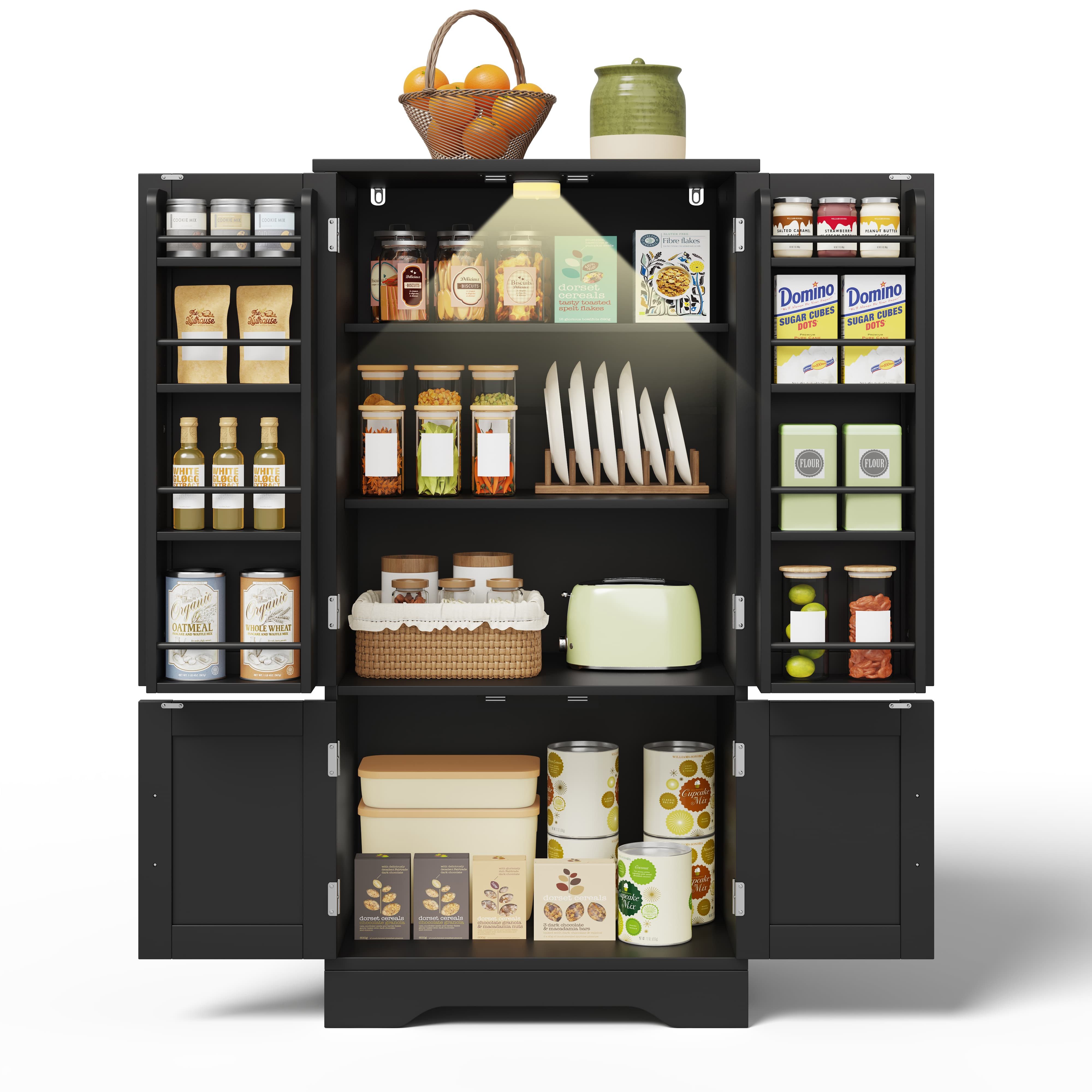 ANYSUN Mehrzweckschrank Küchenschrank Vorratschrank (Set, 1er Set) Breite 100 cm