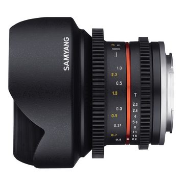 Samyang MF 12mm T2,2 Video APS-C Canon M Superweitwinkelobjektiv