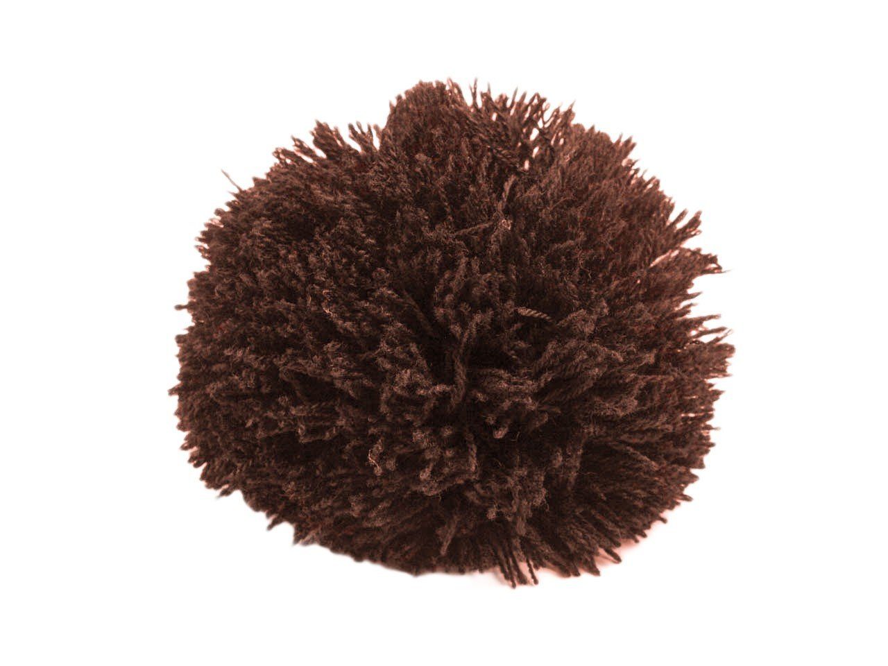maDDma Pompon 2 Bommeln / Wollbommeln / Pompons, zartbitter