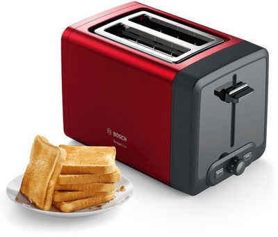 BOSCH Toaster TAT4P424 DesignLine, 2 kurze Schlitze, 970 W