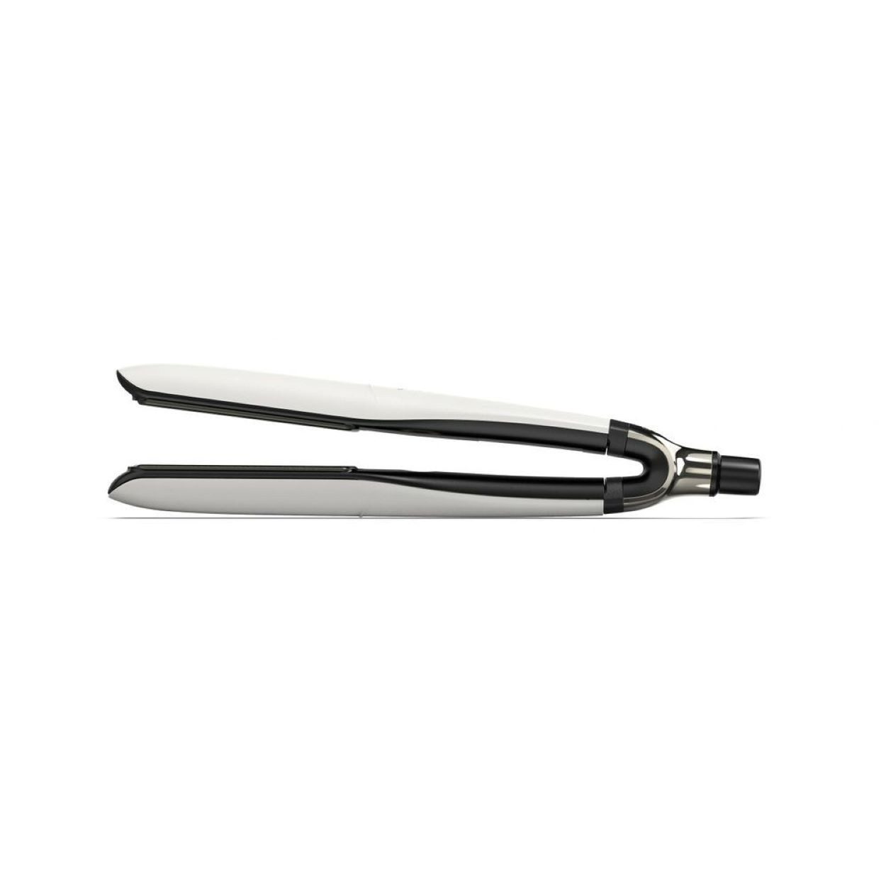 GHD Glätteisen GHD platinum+ Haarglätter - weiß Keramik, Einzigartiges Gabelgelenk