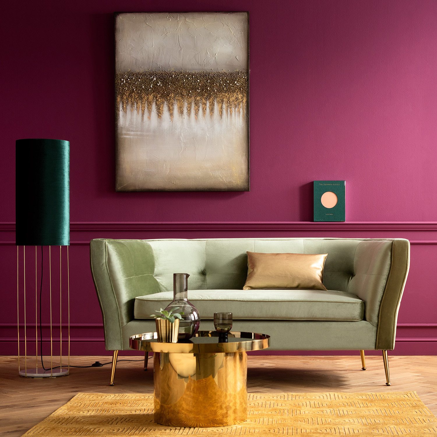 Kare Design Leinwandbild Acrylbild Abstract Fields