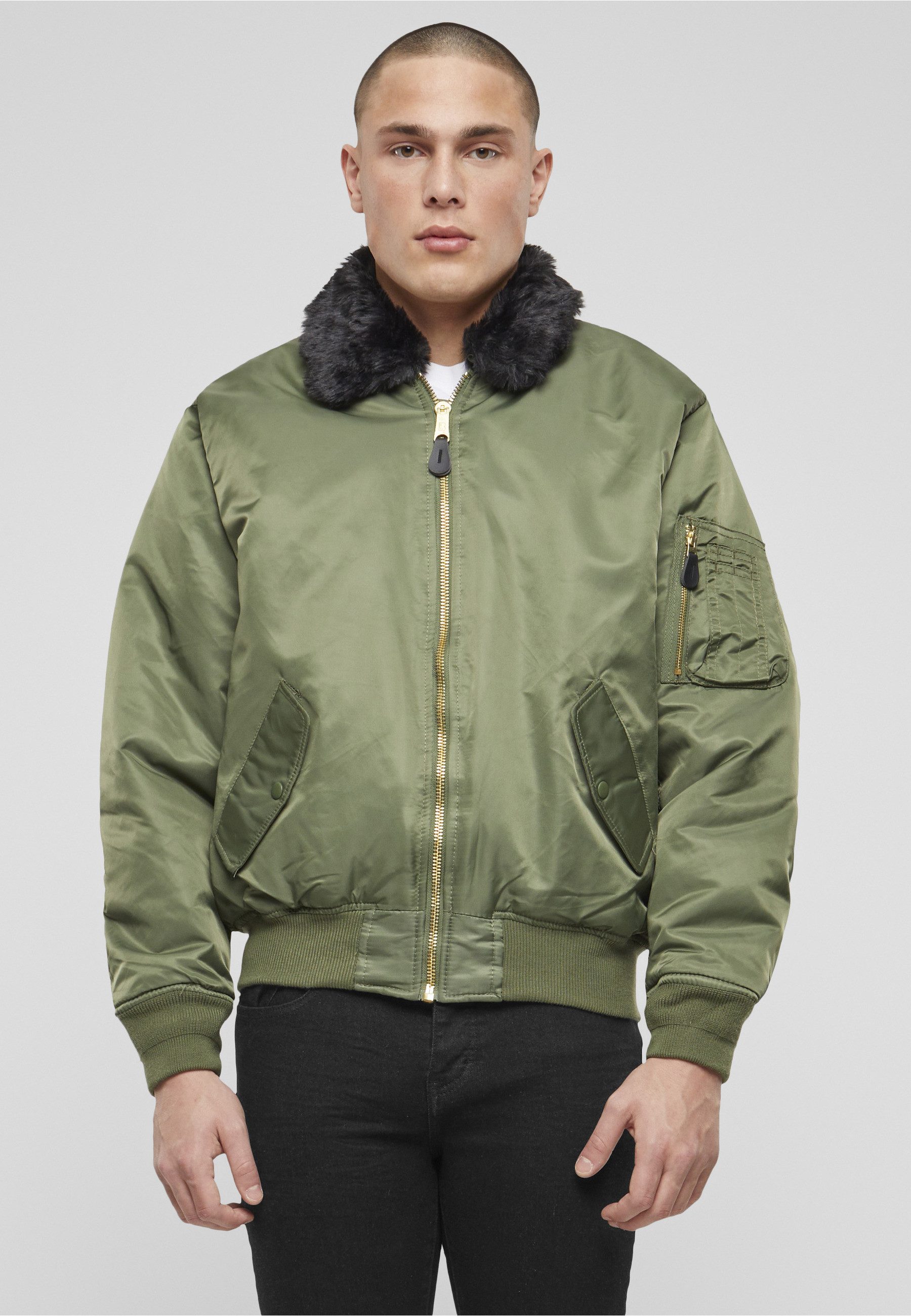 Brandit Winterjacke Brandit Herren MA2 Jacket Fur Collar (1-St)