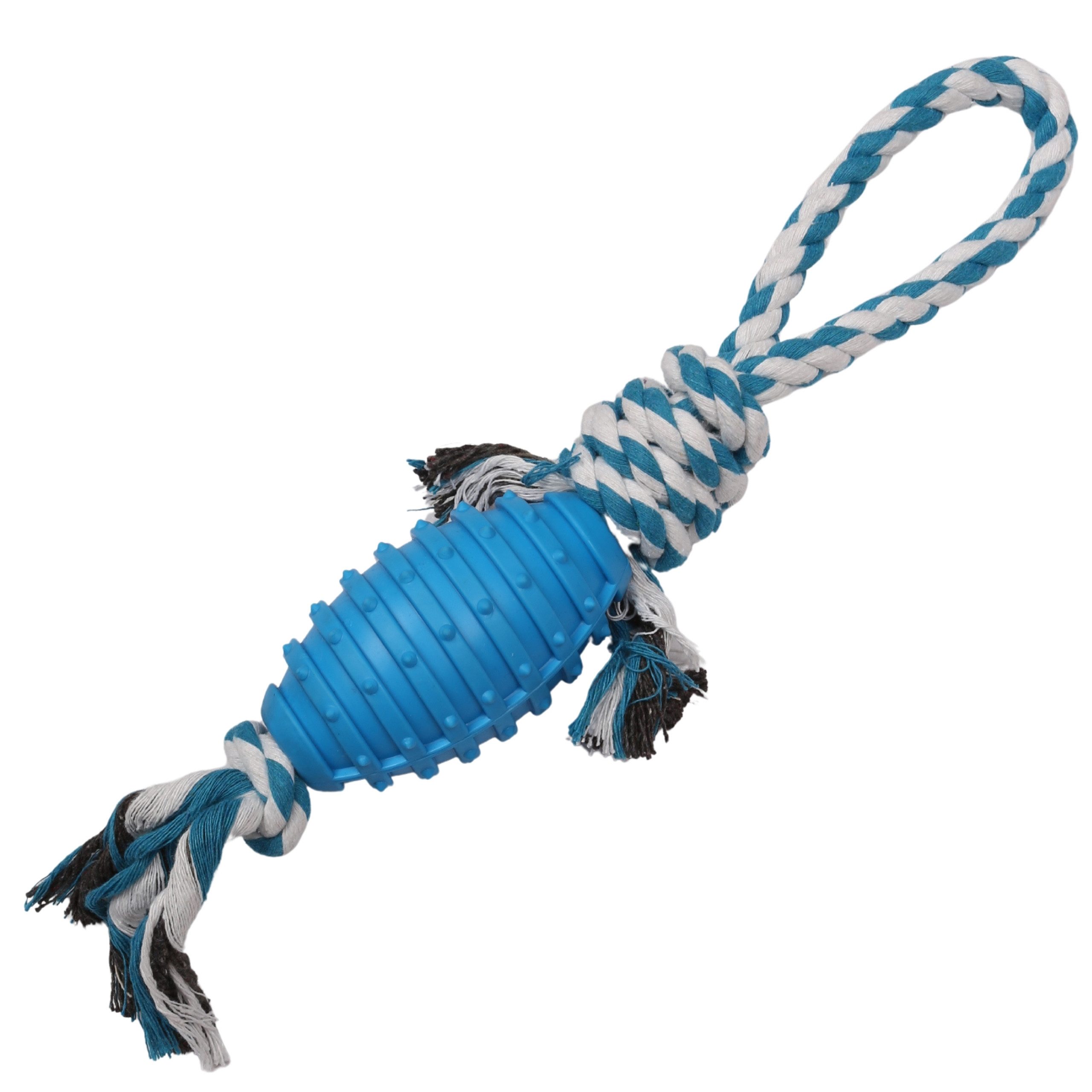 Sarcia.eu Tiertau Zerrspielzeug mit Ball für Hunde, 3in1 ZUM APPORTIEREN, ZIEHEN, KAUEN