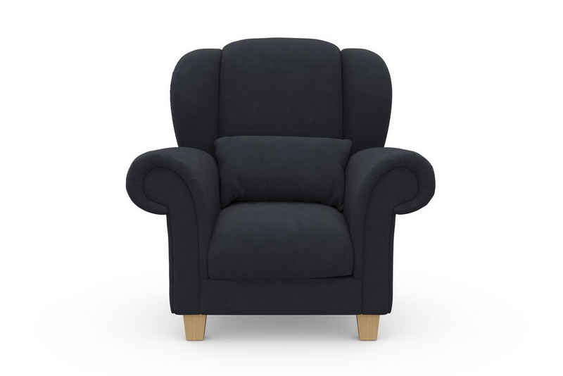 Home affaire Ohrensessel »Queenie Ohrenseesel« (1-St), mit softem, weichem Sitzkomfort und zeitlosem Design