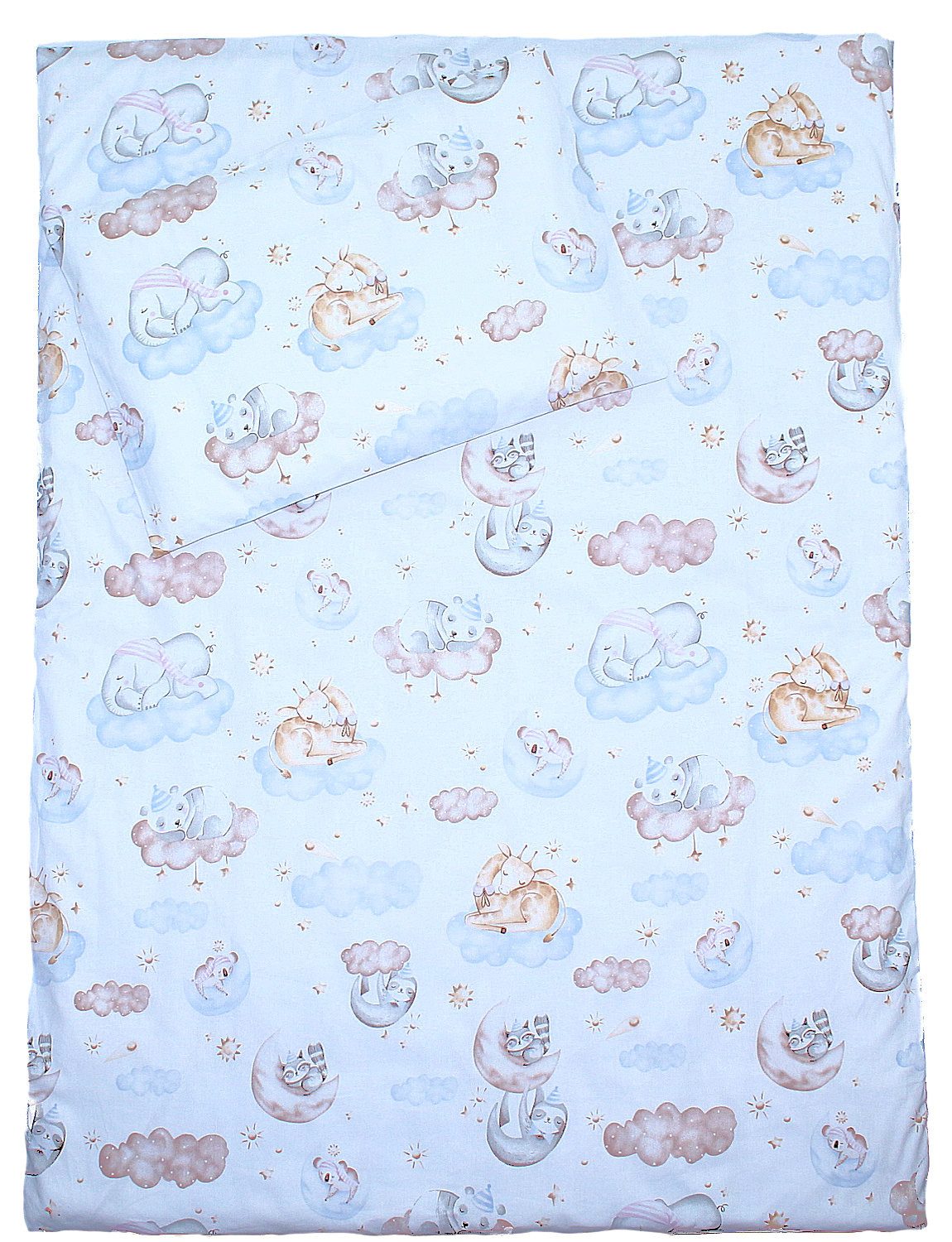 Babybettwäsche 2 teilige Baby Kinder Bettwäsche 100% Baumwolle 100x135 cm