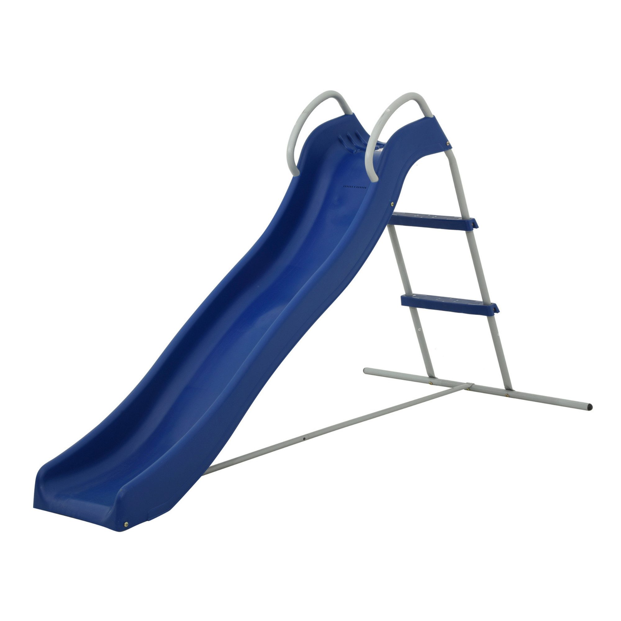 Rolipo Rutsche 1,8m Kinderrutsche Freistehend 185x95x110cm mit Wasserrutsche-Funktion, robustes HDPE & Metall, für 3-8Jahre Ostergeschenke, Indoor/Outdoor