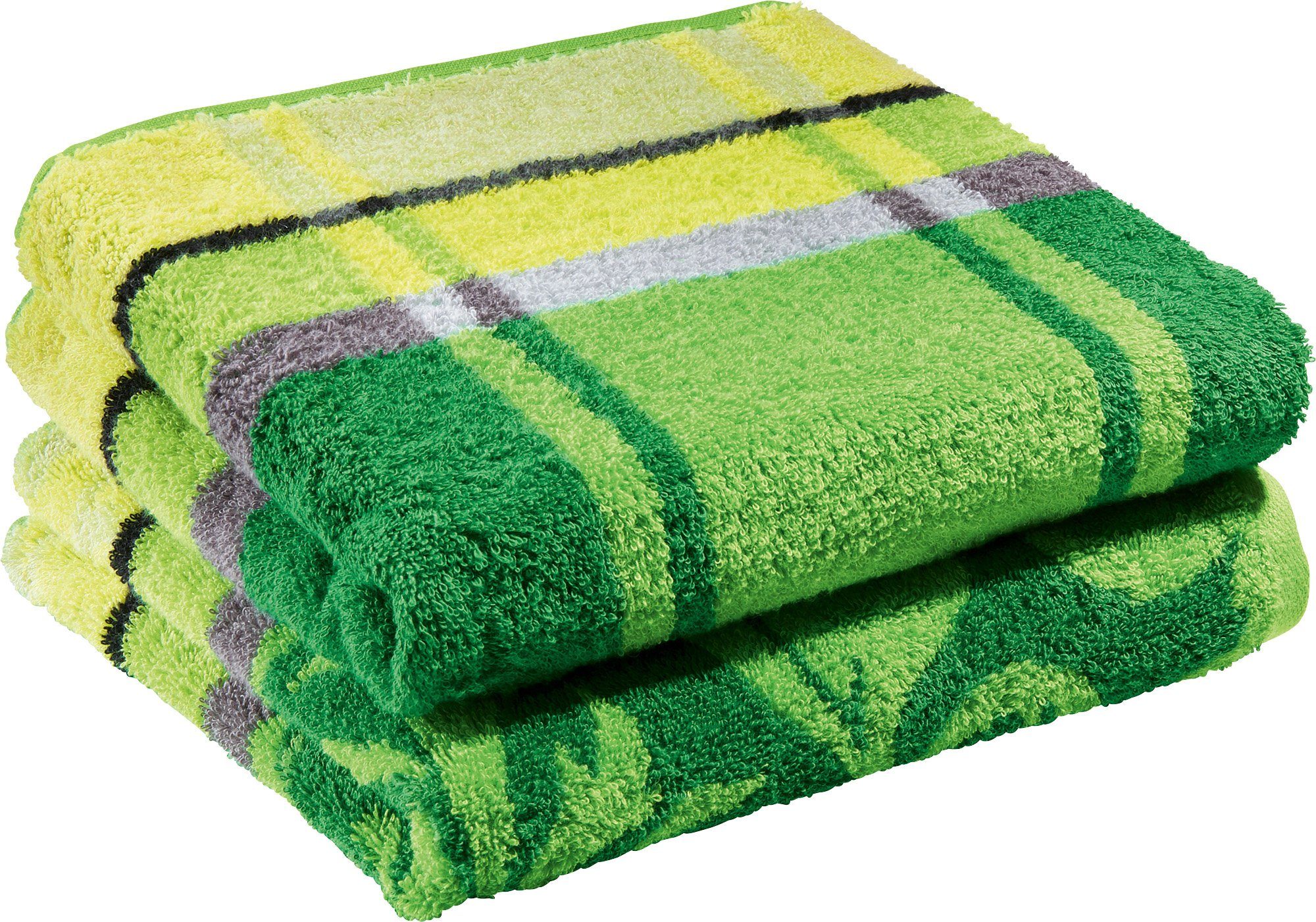 Erwin Müller Duschtuch Duschtuch "Ludwigsburg" 2er-Pack, Jacquard, Walk-Fro günstig online kaufen