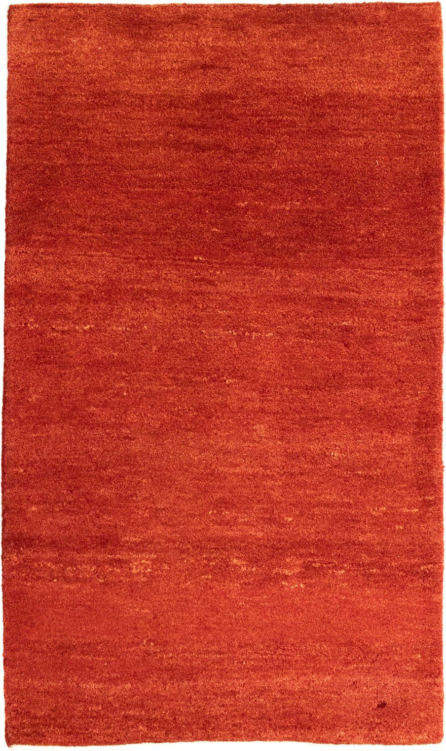 Gabbeh morgenland, Wollteppich 18 rot, Teppich rechteckig, handgeknüpft Höhe: mm, handgeknüpft