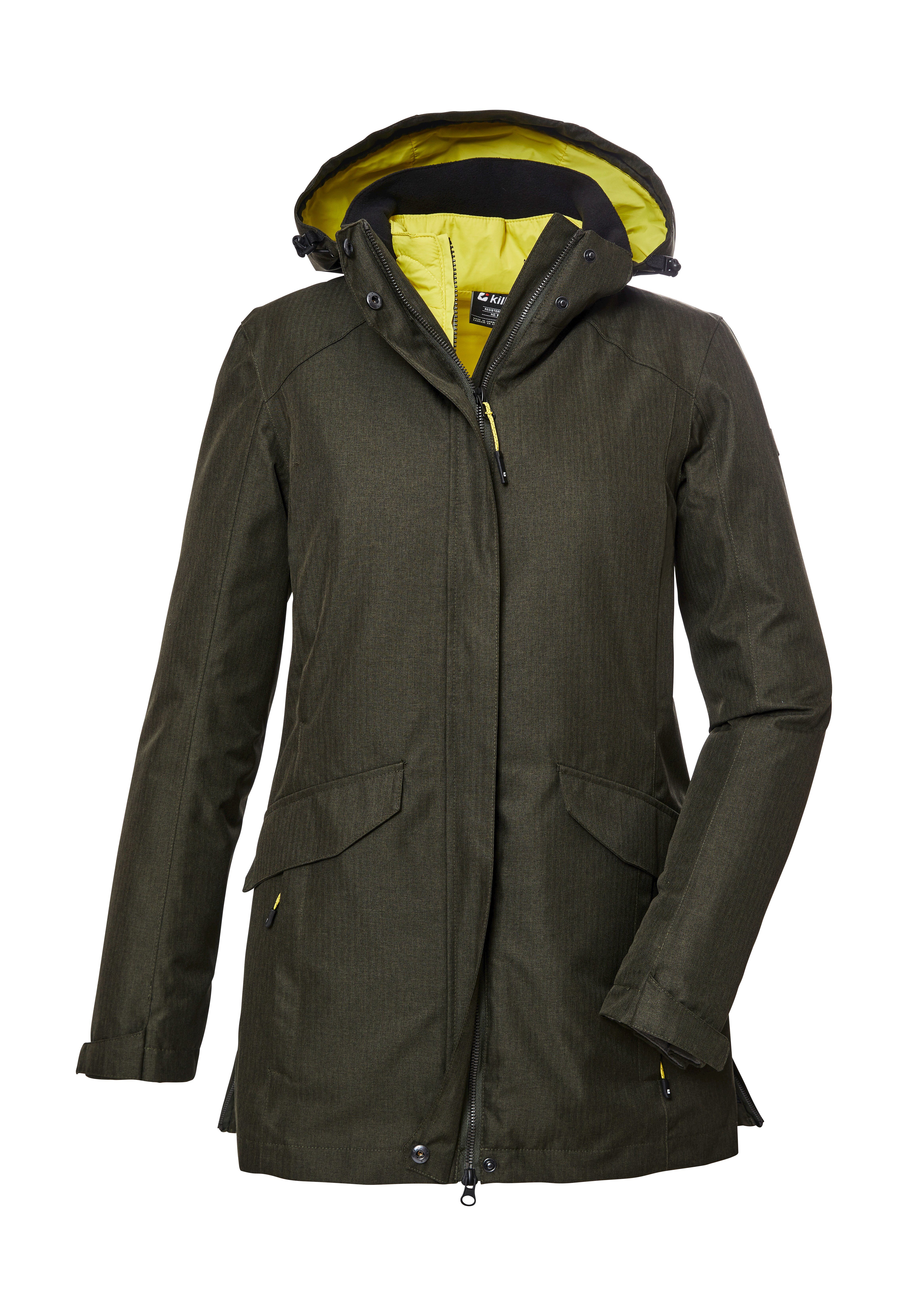 Killtec 3-in-1-Funktionsjacke KOW 17 WMN JCKT 3 in 1 Funktionsjacke, wasserdicht, atmungsaktiv, abnehmbare Kapuze
