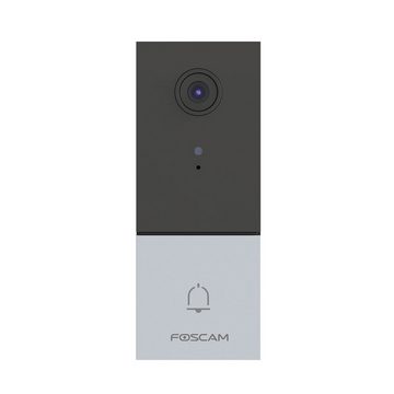 Foscam VD1 4 MP Dual Band WLAN Videotürklingel Smart Home Türklingel (Außenbereich, Innenbereich, P2P-Funktion, Echtzeit-Alarm, 2-Wege-Audio, Wetterfest IP65, Ultra-Weitwinkelobjektiv)