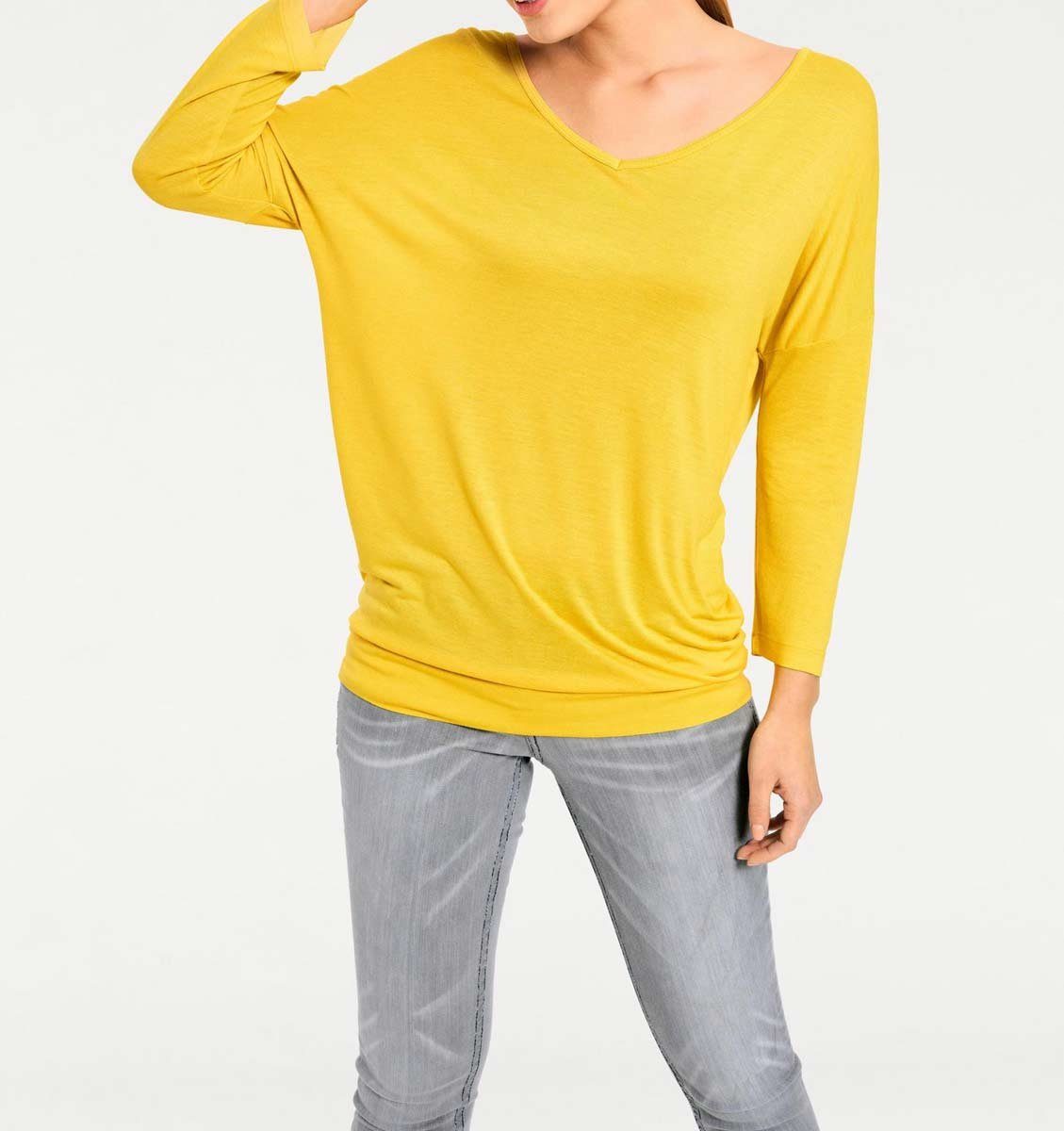 gelb Oversized-Shirt, Connections Best Connection Oversize-Shirt heine Heine by B.C. Best - Damen
