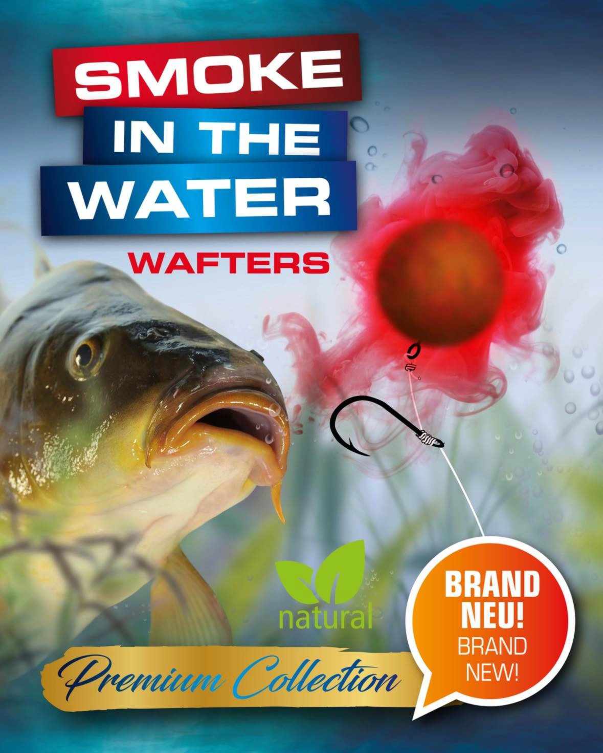 Behr Kunstköder Smoke Wafters in 10mm 20g - ver. Geschmäcker NEUHEIT - Duftwolke PopUp, Geben Stundenlang eine verlockende Duftwolke