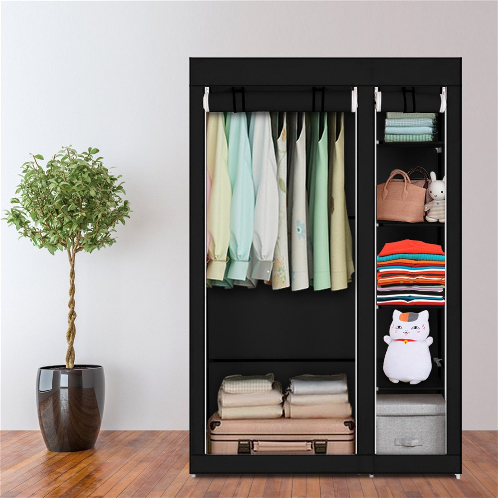 Coonoor Kleiderschrank Fünfschichtiger Vliesstoff-Kleiderschrank (1-St) 106 günstig online kaufen