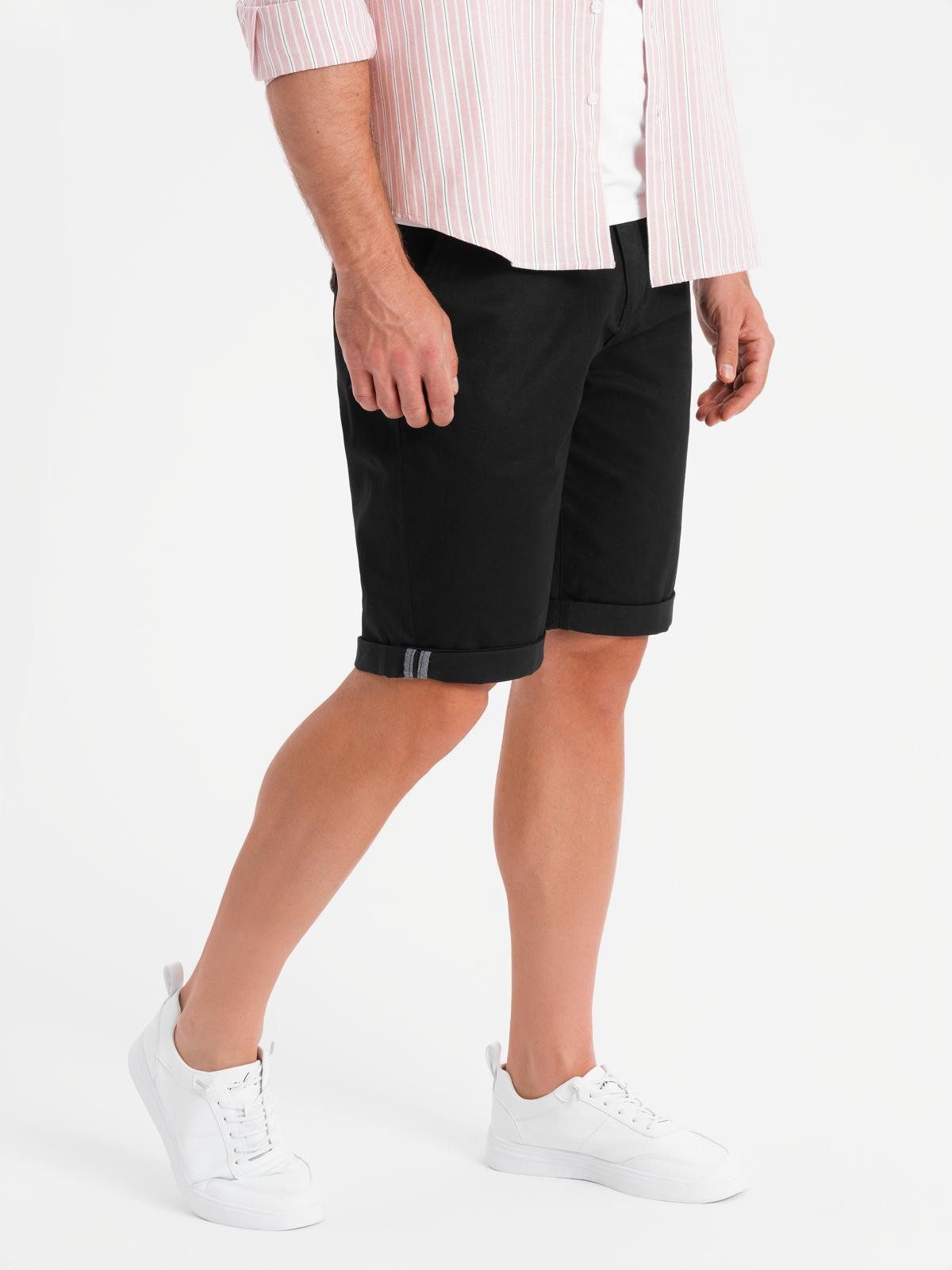 OMBRE Chinoshorts Klassische Herren-Chino-Shorts mit hochgekrempeltem günstig online kaufen