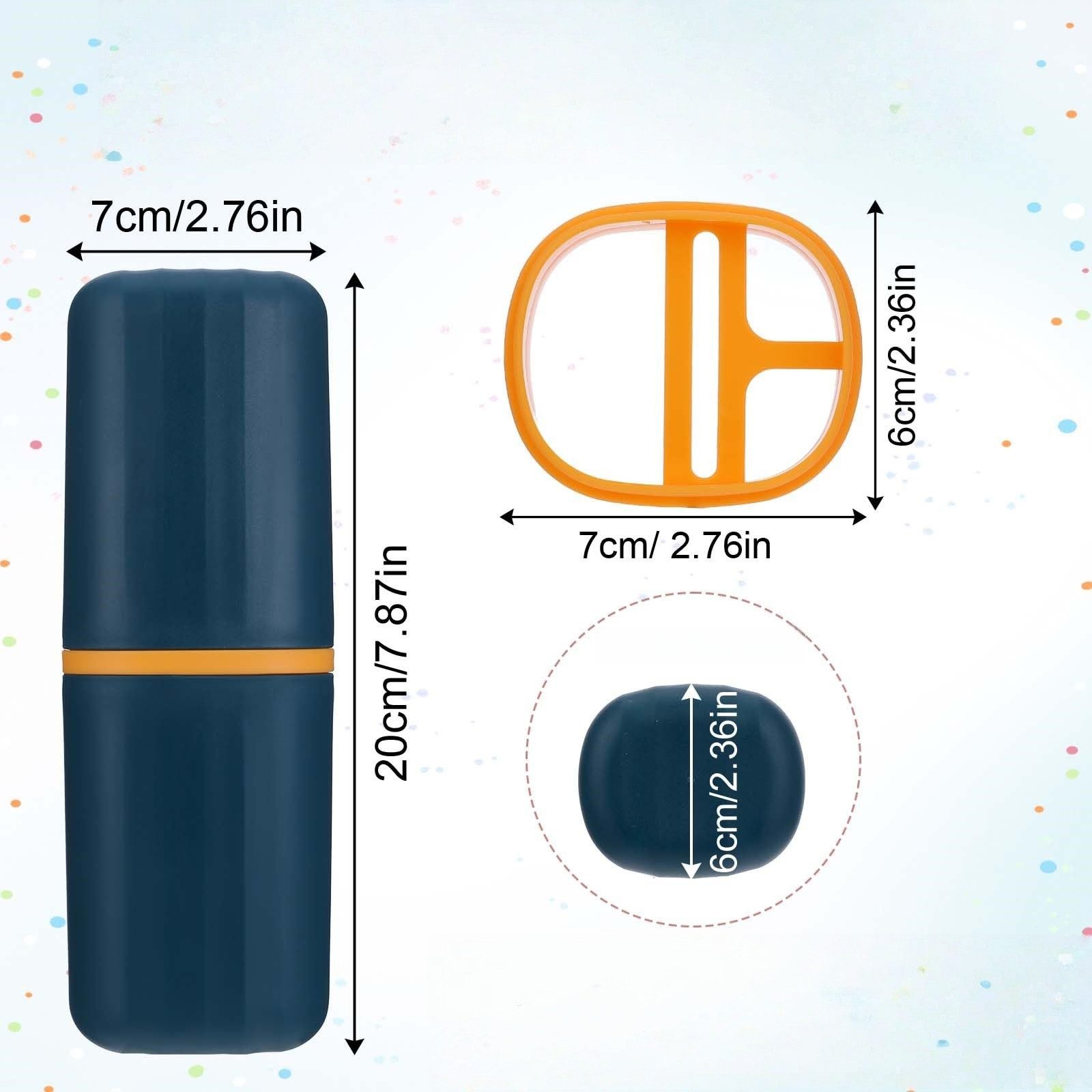 FOUORTUNATE-BEE Zahnputzbecher 3-in-1 Reise-Zahnbürstenbox mit Bechern – Tr günstig online kaufen