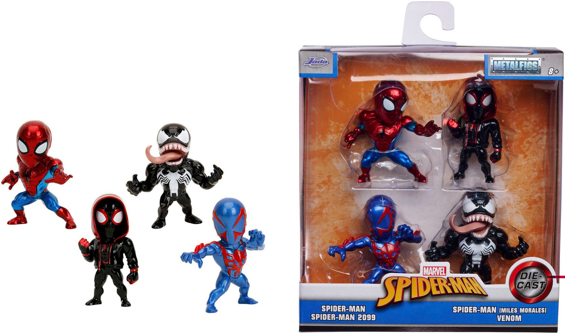 JADA Spielfigur Marvel, Spiderman, Metalfigs, Serie 1, DIE-CAST