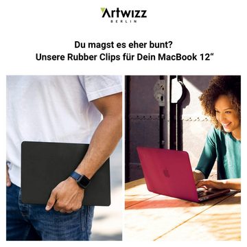Artwizz Laptop-Hülle Clear Clip Schutzhülle, Hard Case, Transparent 12 Zoll, MacBook 12 Zoll
