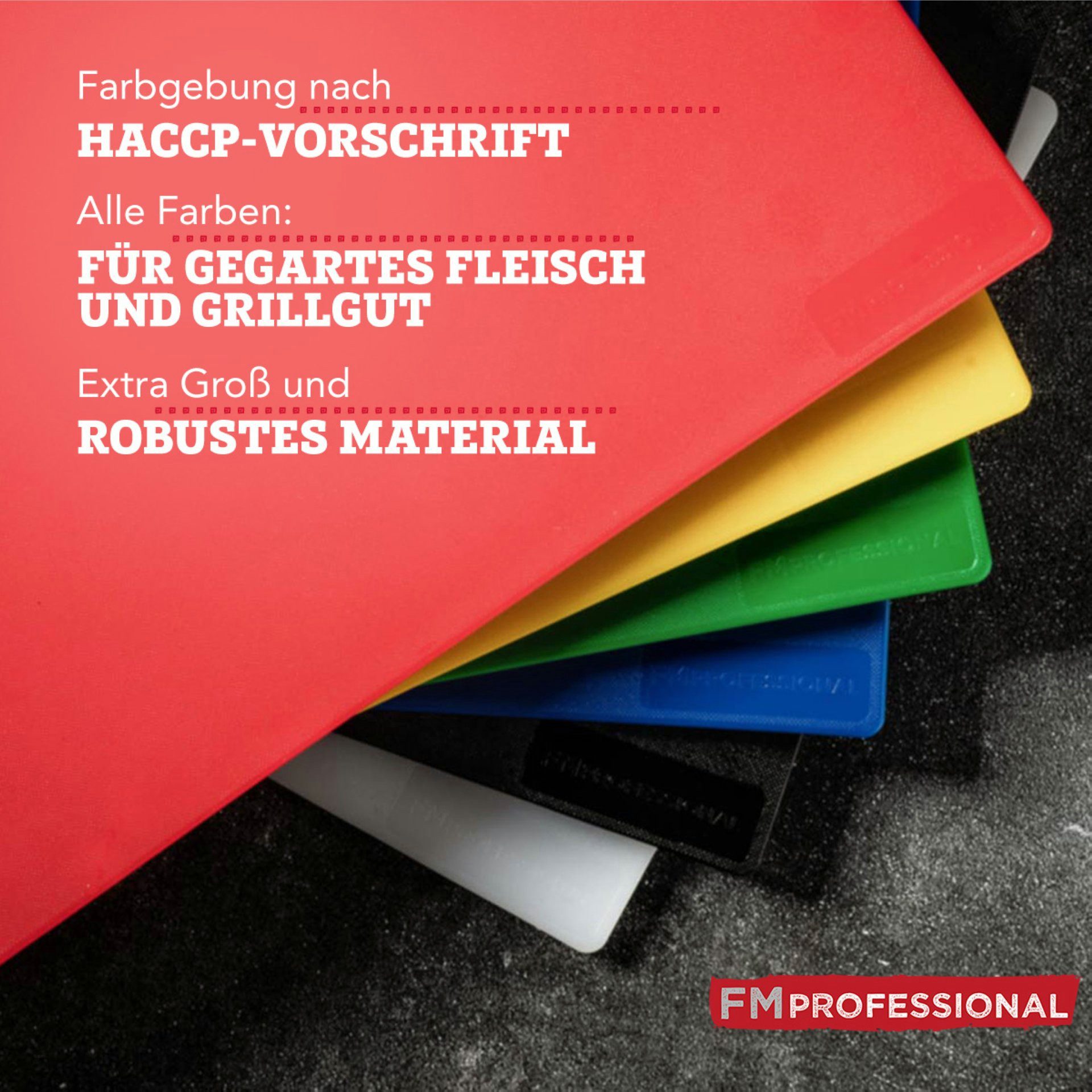 FMprofessional Schneidebrett Schneidbrett-Set, Küchenhelfer, Antihaft-Pfannen, Edelstahltöpfe