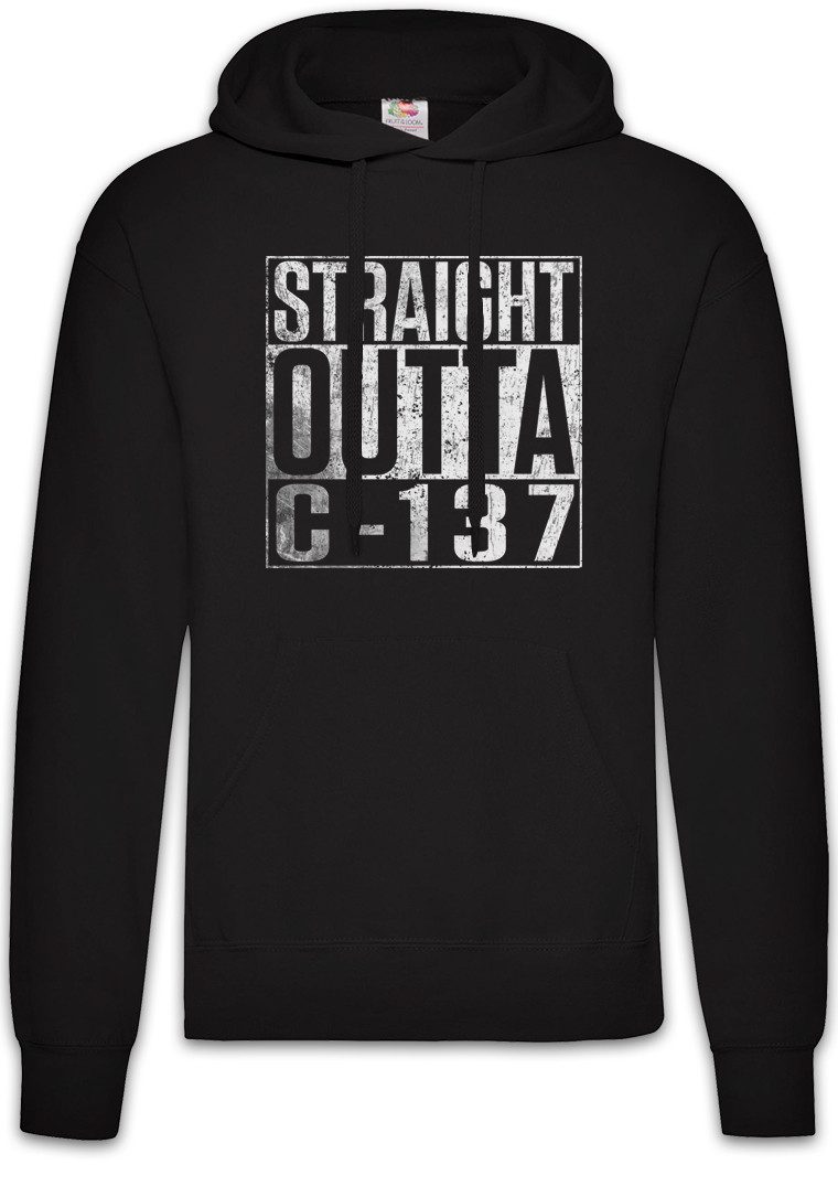Hoodie Straight Outta C-Shirt Herren Hoodie Rick Cartoon Plumbus Universe