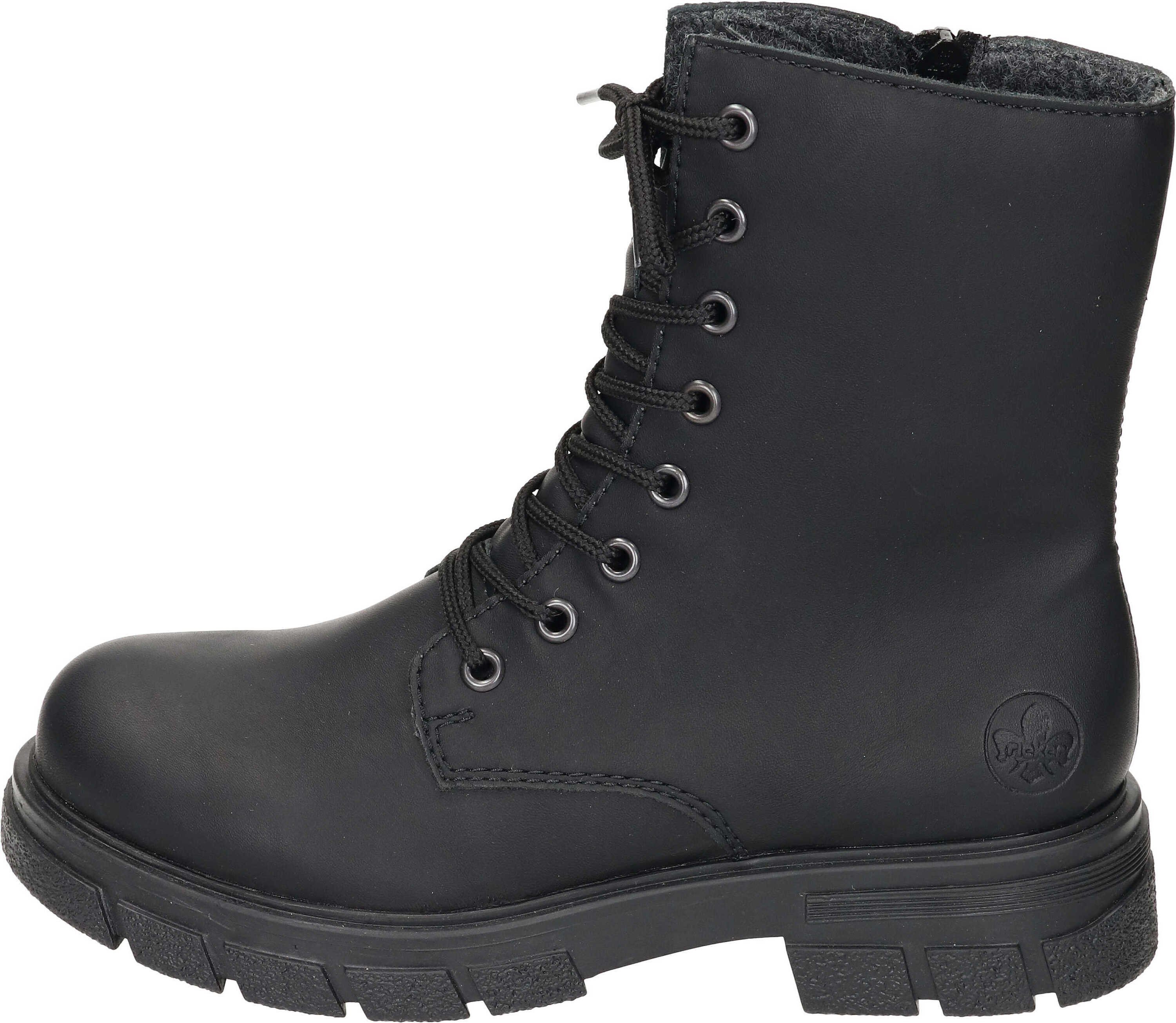 Rieker Stiefeletten Schnürstiefelette aus strapazierfähigem Synthetik günstig online kaufen