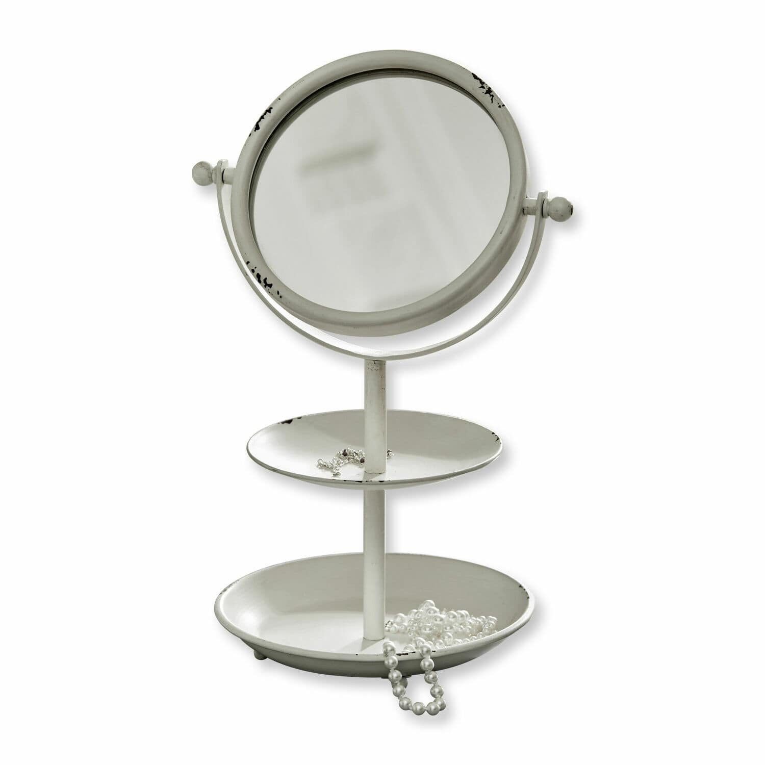 Mirabeau Spiegel Kosmetikspiegel Elsa antikweiß günstig online kaufen