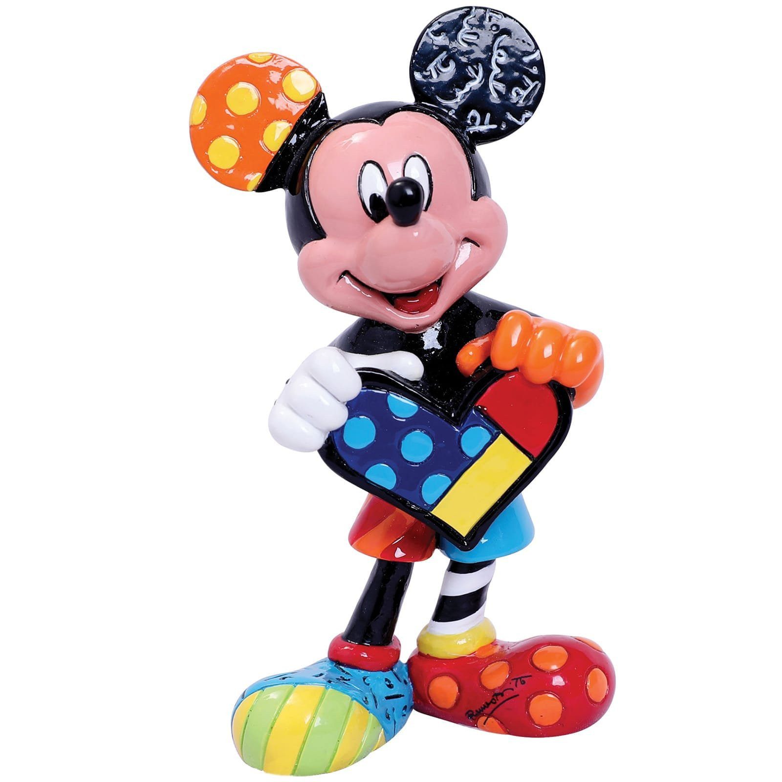 Disney by Britto Dekofigur Designer Mickey Mouse mit Herz Denkfigur Disney günstig online kaufen