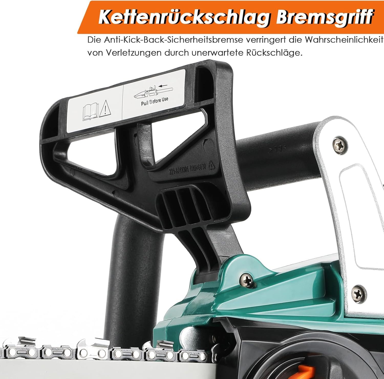 TLGREEN Akku-Kettensäge Elektro Kettensäge 30,5 cm günstig online kaufen