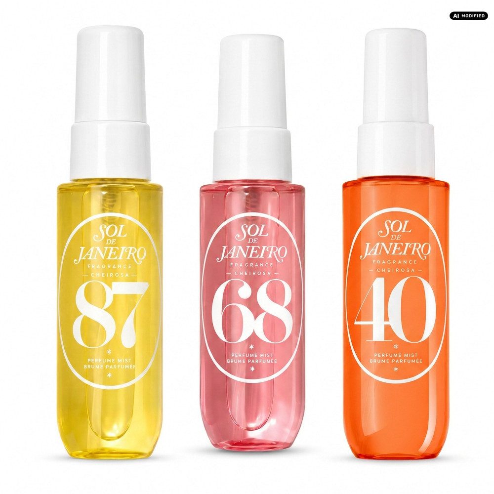 Sol de Janeiro Gesichts- und Körperspray Sol de Janeiro Cheirosa 87 68 40 Perfume Mist Trio Set, Drei beliebte Cheirosa Düfte in praktischer Travel Size kombiniert
